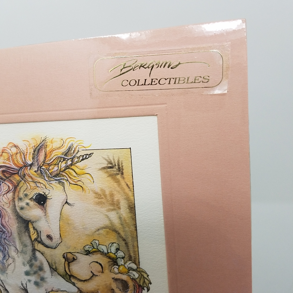 Jody Bergsma Limited Edition Lithograph Fantasy Unicorn, 8x10 - Picture 6 of 10